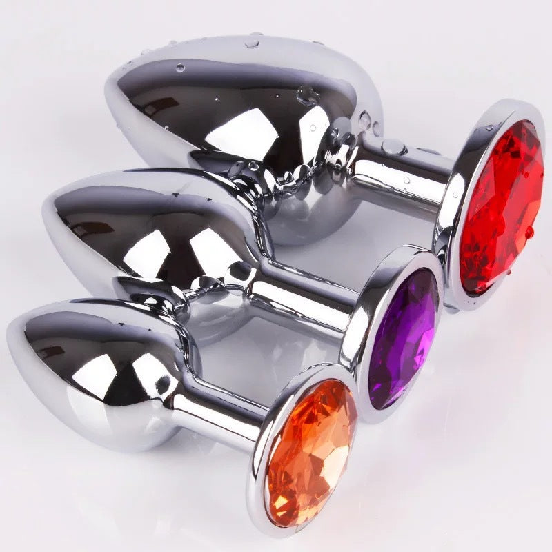 Metal anal plug